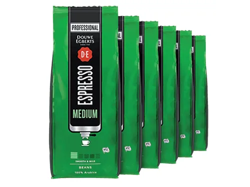 Koffie Douwe Egberts espresso bonen medium roast 1kg