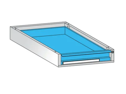 laden-onderbouw,v. werkbank,romp staal RAL7035,front RAL7016