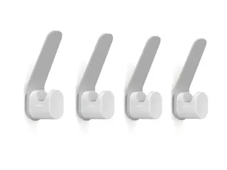 Kapstokhaken DURASTORE aluminium grijs set van 4 - 3