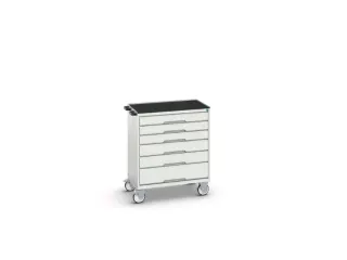 gereedschapswagen,HxBxD 965x800x550mm,4-voet/4wielen - 1