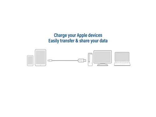 Kabel ACT USB-C naar Lightning laad -en data 1 meter