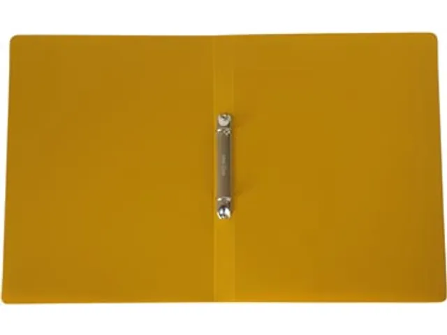 Nature ringmap voor A4 PP 2 ringen 16 mm mosterdgeel