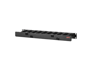Horizontale kabelmanager, 1U x 4 inch diep, enkelzijdig met kap - 1