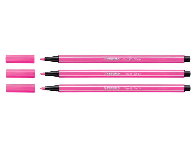Viltstift STABILO Pen 68/056 medium neon roze