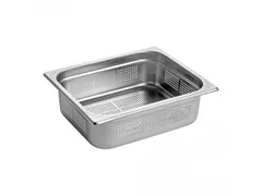 Caterchef Gastronorm schaal RVS geperforeerd 1/2 GN 100mm