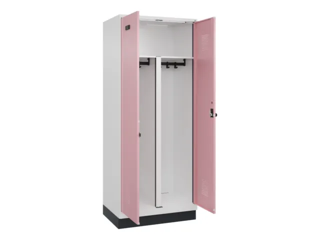 PBM-locker,HxBxD 1950x800x500mm,2vak,vak B 400mm,draaigrendel