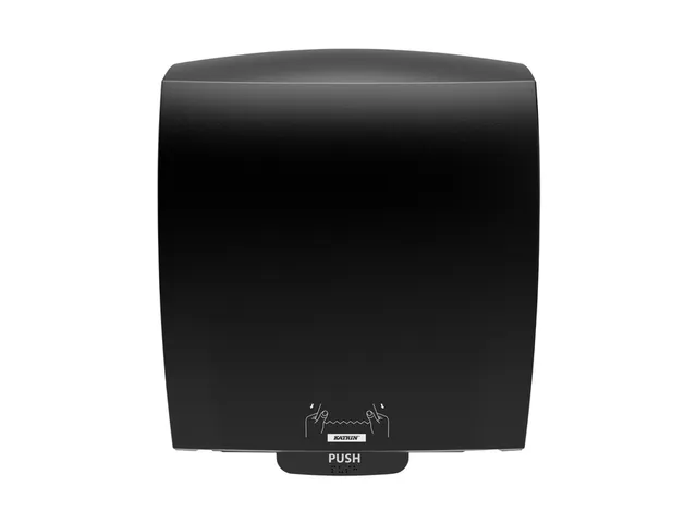 Handdoekroldispenser Katrin systeemrol zwart 82070