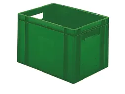 Euronorm-stapelbak 24l 270x400x300mm Wanden/bodem Gesloten Groen