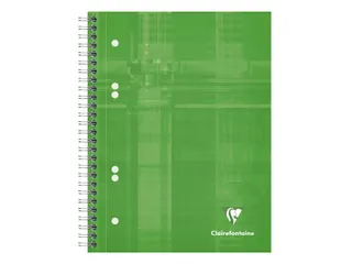 Collegeblok Clairefontaine Studium A5+ ruit 5x5mm 6-gaats 80 pagina's - 5