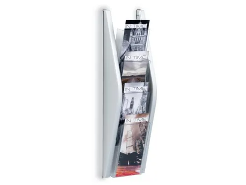 wandfolderhouder,HxBxD 540x169x80mm,v. 4xDIN lang