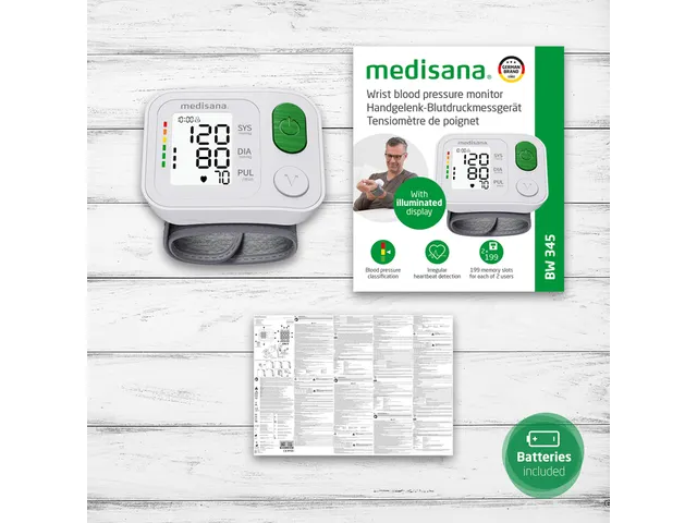 Pols bloeddrukmeter Medisana BW 345