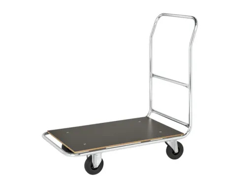 duwbeugelwagen,draagverm. 250kg,laadvl. LxB 800x500mm,MDFplaat