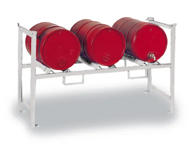 stapelframe,v. 3x60l vat,HxBxD 790x1390x650mm,1xvatensteun,verzinkt