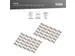 Kleurclips Voor Patchkabels RJ45-stekkers Bruin100 Stuks
