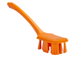 UST 4196-7 afwasborstel oranje groot oranje lange steel 70x395x140mm
