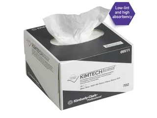 Poetsdoek Kimtech Science 208x112mm 30x286vel dispenserdoos wit 7552 - 4