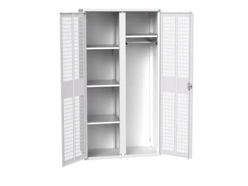 universele kast,HxBxD 2000x1050x550mm,4xStalen bodem,scheidingswand