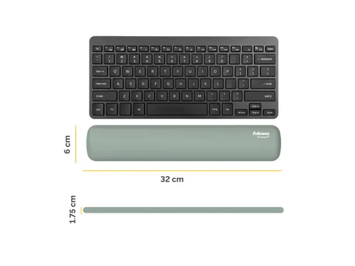 Polssteun Fellowes Breyta compact saliegroen 6x32cm