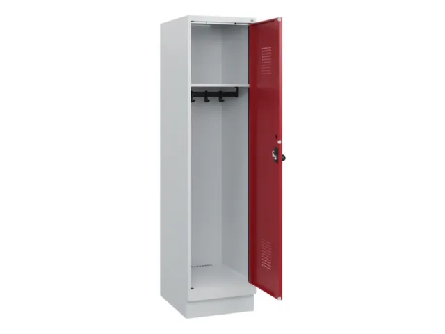 schoollocker,HxBxD 1630x400x500mm,1vak,vak B 400mm,draaigrendel,sokkel
