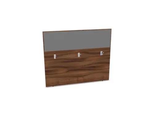 baliepaneel bureau aanbouw achter NP-tiepolo nut BN8078-grijs 1400mm