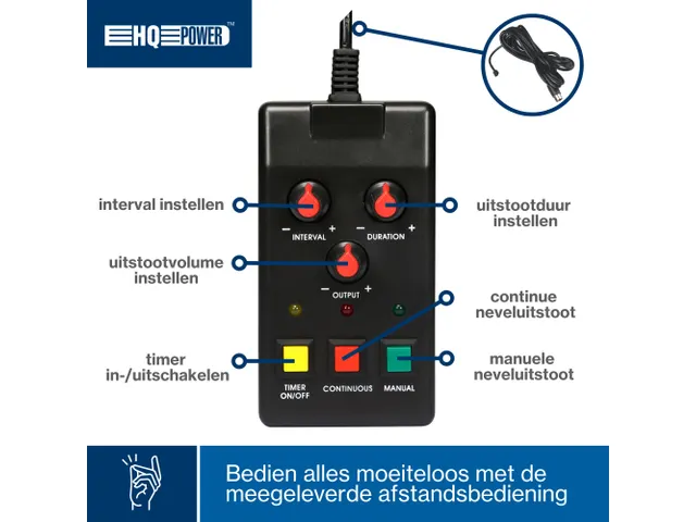 Hazer rookmachine met afstandsbediening nevelmachine mistmachine