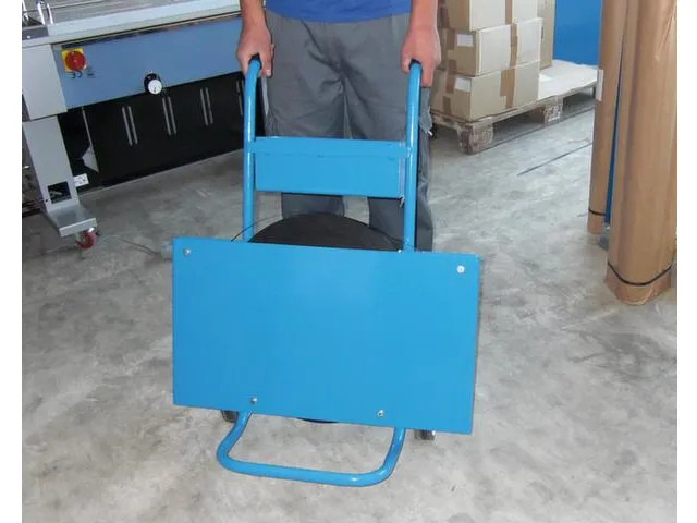 Chariot-Dévidoir Pour Feuillard En Acier De 13-32Mm Bac De Rangement