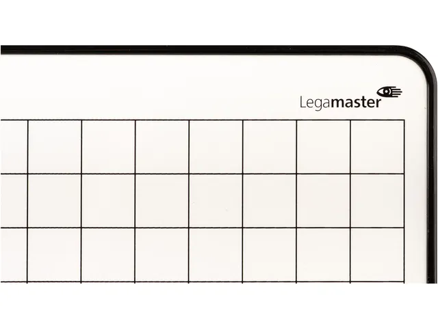 Wisbord Legamaster gelakt staal geruit + blanco