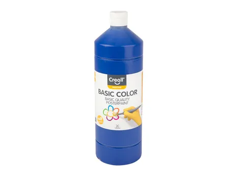 Plakkaatverf Creall basic donkerblauw 1000ml