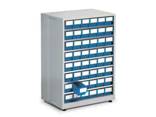 Stellingkast Hxbxd 410X605X870Mm 48Bakken Blauw Frame Ral7035 - 3