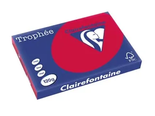 Trophée Intens gekleurd papier A3 120 gram 250vel Kersenrood - 1