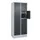 lockerkast,HxBxD 1950x800x500mm,2x4vakken,vak B 400mm,cil.-slot,sokkel