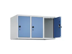 opzetkast,v. locker,3vak.,vak B 300mm,HxBxD 500x900x500mm,draaigrendel