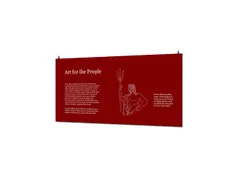 Indoor Wandpaneel Basic met eigen print 50x100cm KAPA 5mm