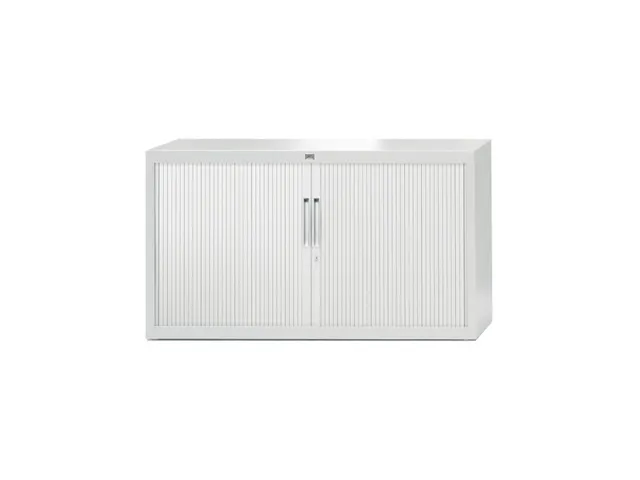 Claudius PLUS Roldeurkast 72.8x120x45cm Wit 1 Legbord