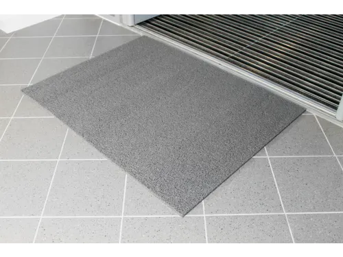schoonloopmat,mat,HxLxB 14x1200x900mm,pvc-strop,grijs