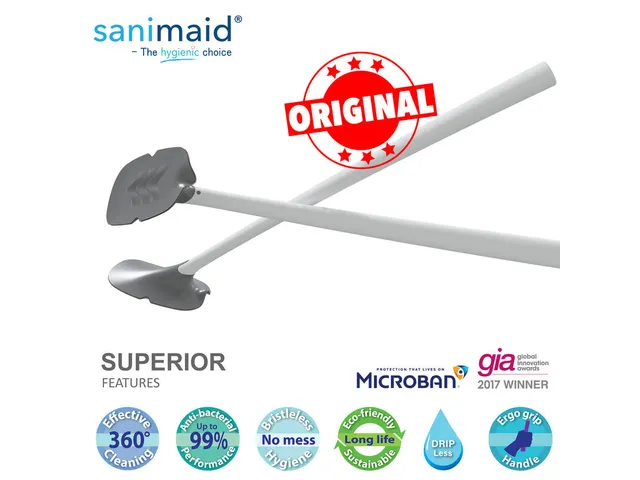 Sanimaid Paris Cleaner toilette Blanc avec support mural