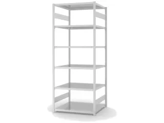magazijnstelling,grondveld,HxBxD 2500x1060x835mm,vakl. 130kg - 2