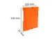 Klasseerdoos PP rug 25mm A4 oranje