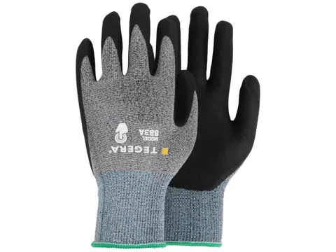 Tegera 883A precisiehandschoenen, zwart/grijs, maat 7, per 12 paar