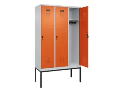 locker,HxBxD 2120x1200x500mm,3vak,vak B 400mm,draaigrendel