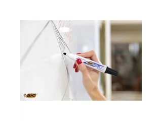 Viltstift Bic Velleda 1701 whiteboard rond large zwart - 7