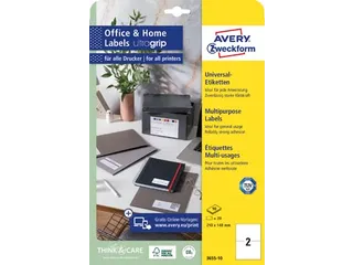 Universele Etiketten 210X148Mm Wit Permanent - 2