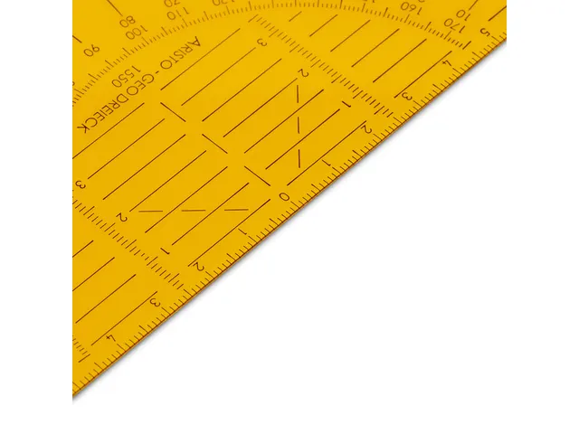 Geodriehoek Aristo 14 Cm Flexibel Oranje
