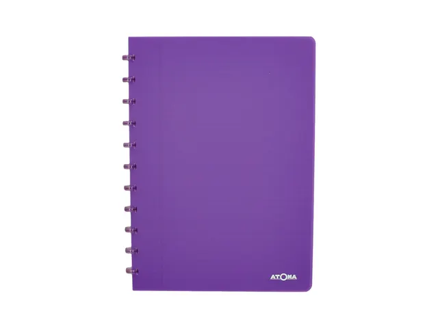 Schrift Atoma A4 blanco 144blz 90gr PP transparant assorti