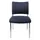 Bezoekersstoel Stof Donkerblauw Zitting 430x480x450mm