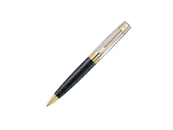 Balpen Sheaffer 300 E9347 Engraved matt black shiny chrome cap