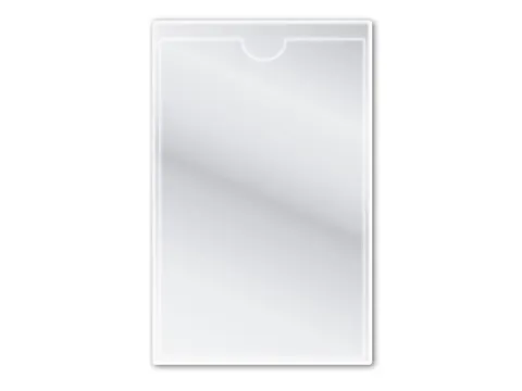 Etikethouder zelfklevend Kangaro 75x105mm, doos à 100 stuks met 200 e