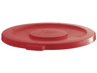 Deksel,v. afvalverzamelaar 121l,rond,Ø 560mm,PE,rood - 1