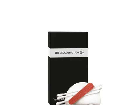 The Spa Collection Vanity kit in Zwart kartonnen doosje 500 stuks
