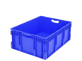 Euronorm Stapelkrat Pp 320x800x600mm 127l Dubbele Bodem 200kg - 1